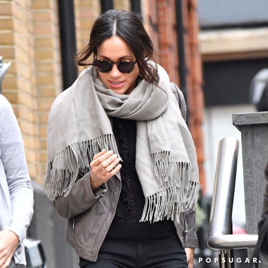 Meghan Markle Wearing Black Jeans