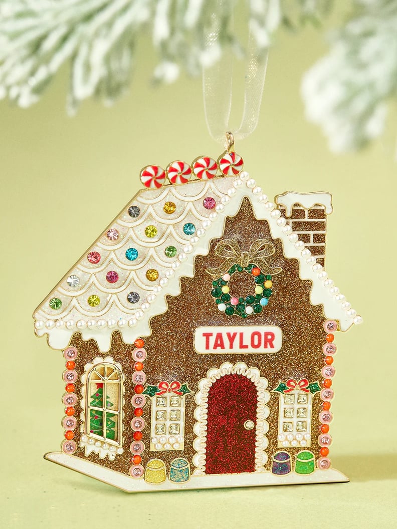 A Custom Gingerbread House Ornament From BaubleBar