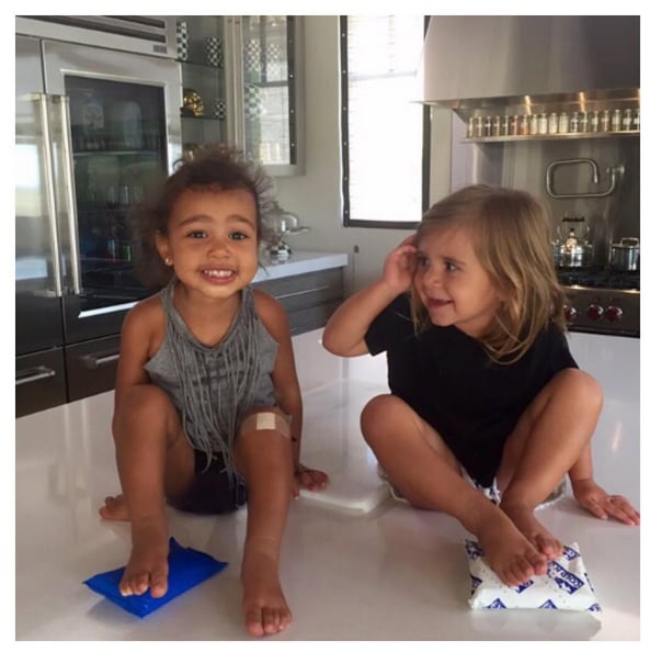 North West and Penelope Disick