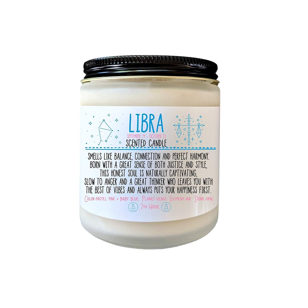 Libra Zodiac Candle