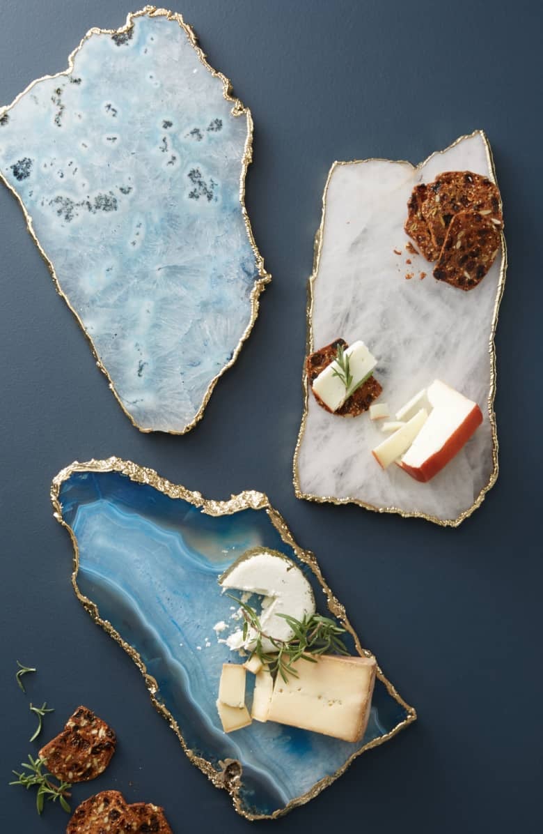 Anthropologie Agate Cheese Board