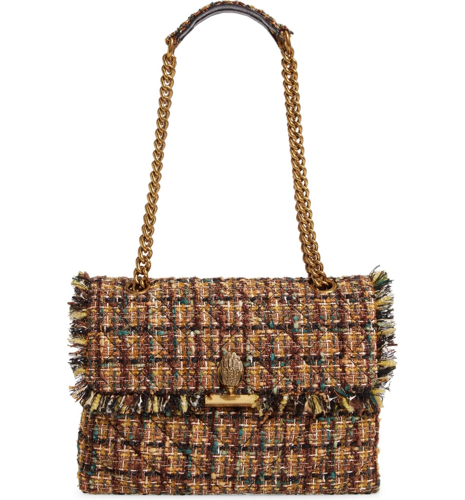 For Some Colorful Texture: Kurt Geiger Large Kensington X Tweed Shoulder Bag