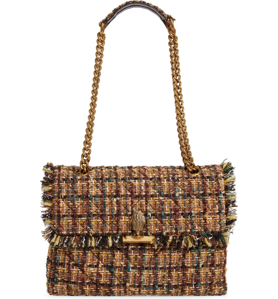 For Some Colourful Texture: Kurt Geiger Large Kensington X Tweed Shoulder Bag