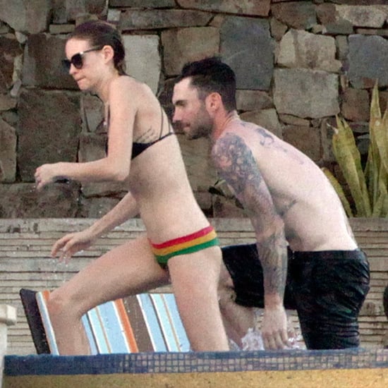 Adam Levine and Behati Prinsloo on Vacation in Mexico