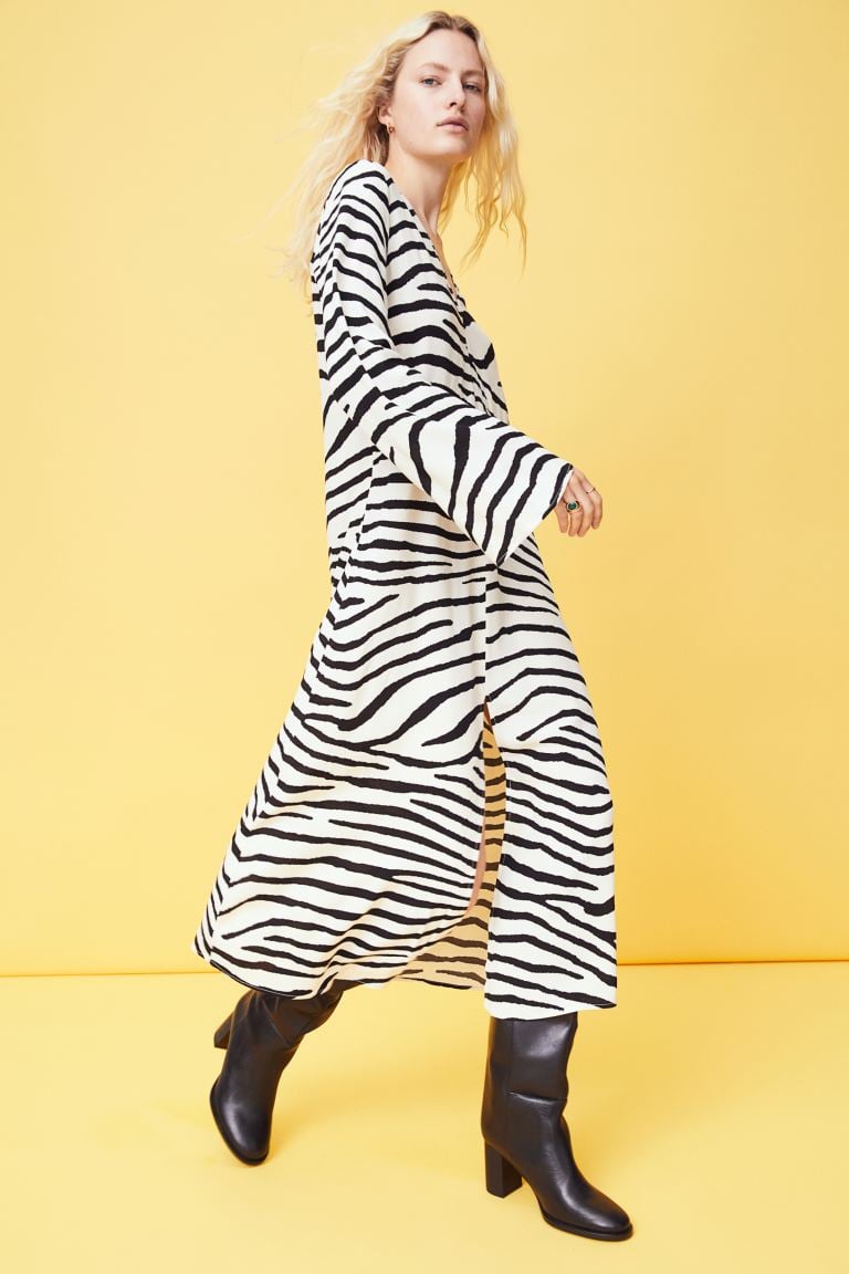 Zebra jurk store zara