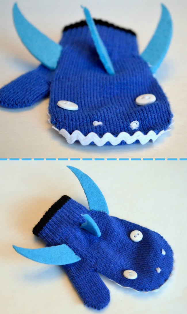 Shark Mittens