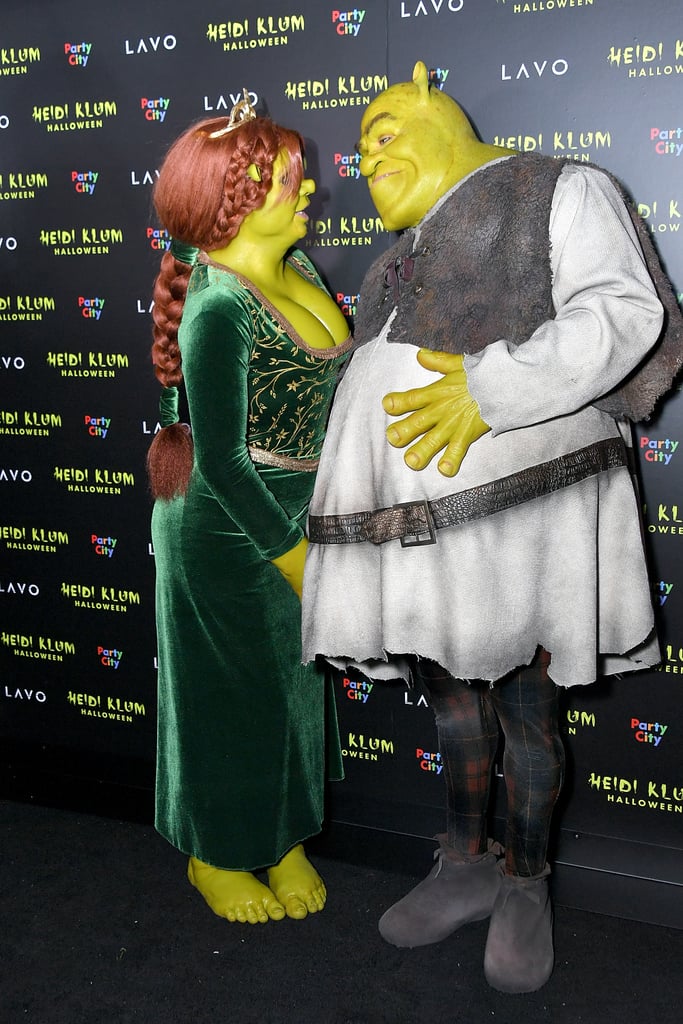 Heidi Klum Shrek Halloween Costume 2018 Popsugar Celebrity Photo 21