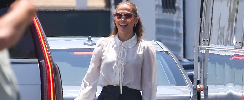 Jennifer Lopez Visits Ben Affleck on Set in the Ultimate '70s Outfit