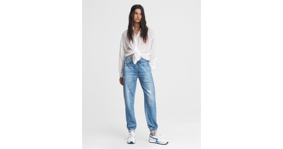 Fall 2020 Denim Trend: Sweatpant Jeans | Fall Denim Trends 2020 ...