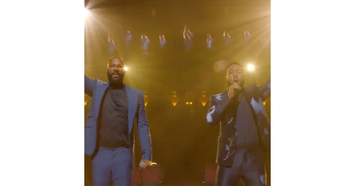 John Legend And Common Singing Glory At The 2020 Dnc Popsugar Australia Entertainment