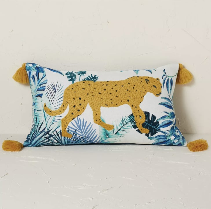 Opalhouse x Jungalow Leopard Embroidered and Printed Lumbar Throw