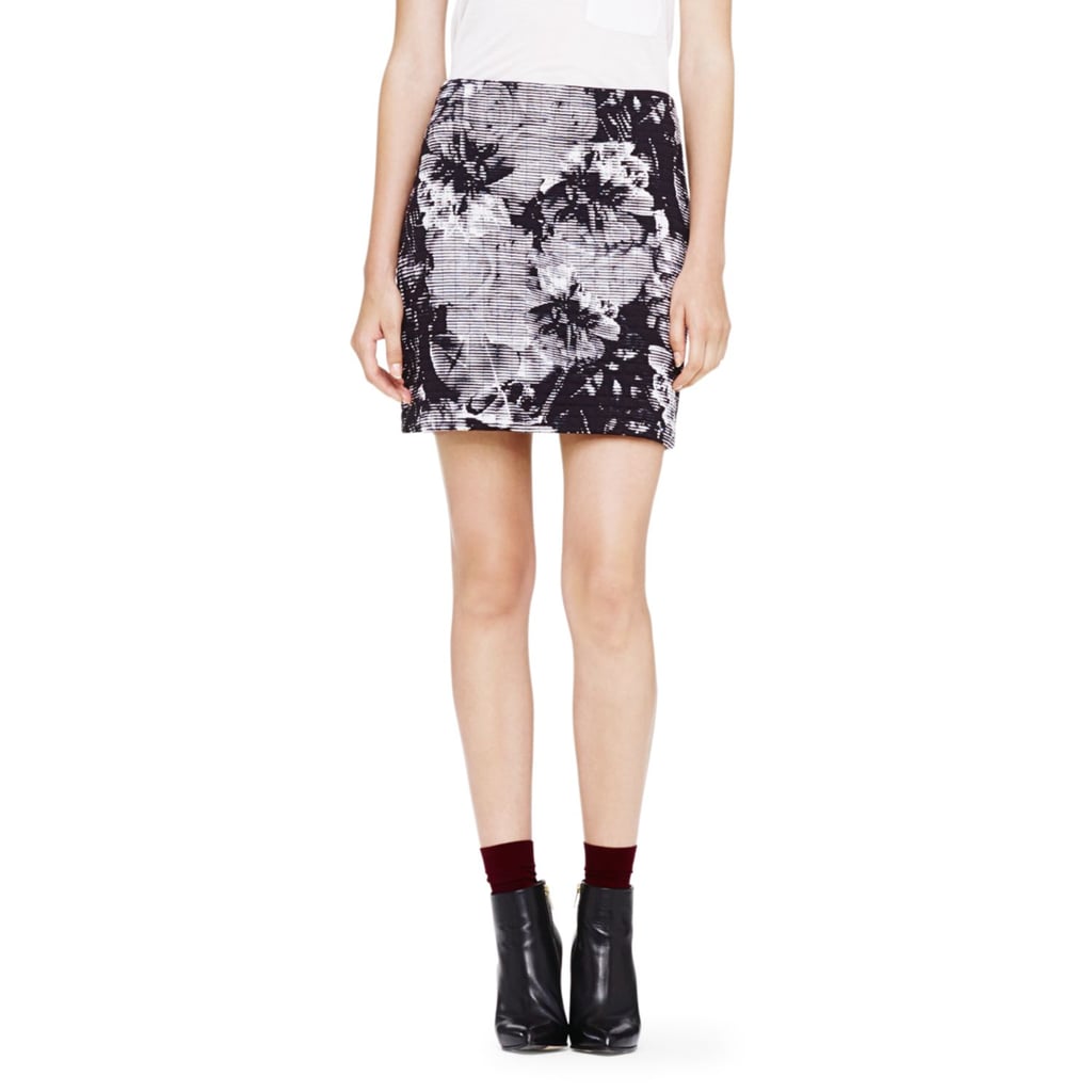 Club Monaco Floral-Print Skirt