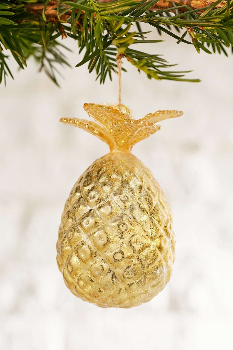 Pineapple Glass Ornament