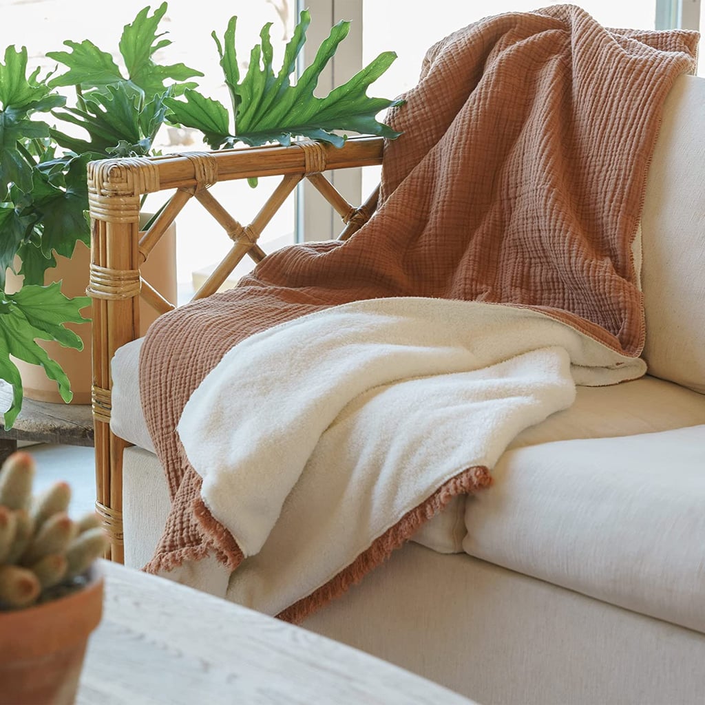 Oprah's Favorite Things 2022 Home Gifts: House No.23 Sherpa Fleece Throw Blanket