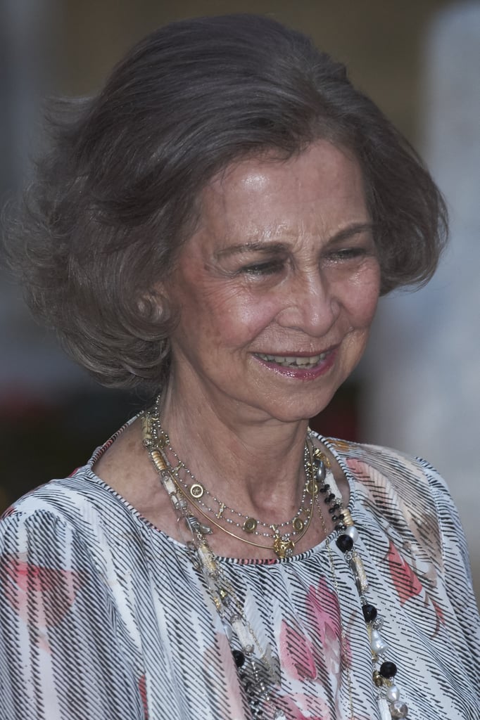 While Sofia Wore a Statement-Making Necklace