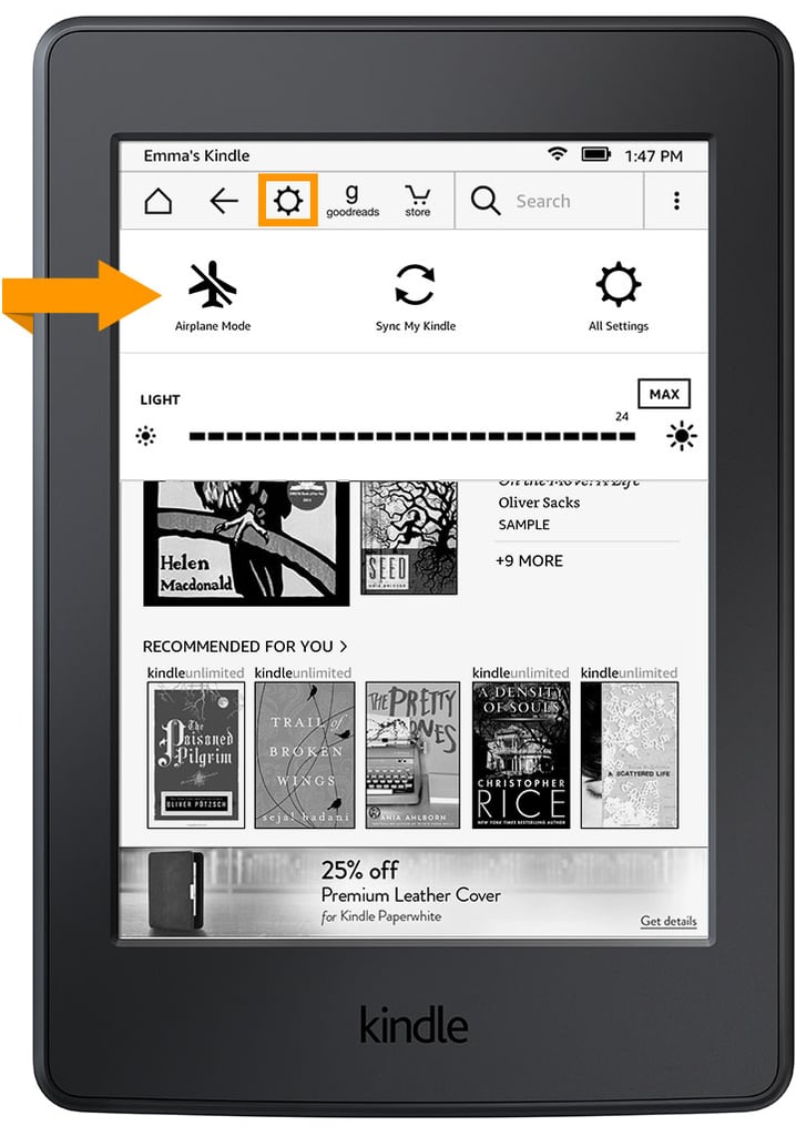 Easier Access to Settings