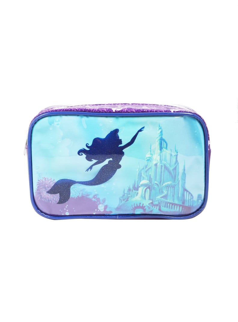 Disney The Little Mermaid Clear Castle Makeup Bag