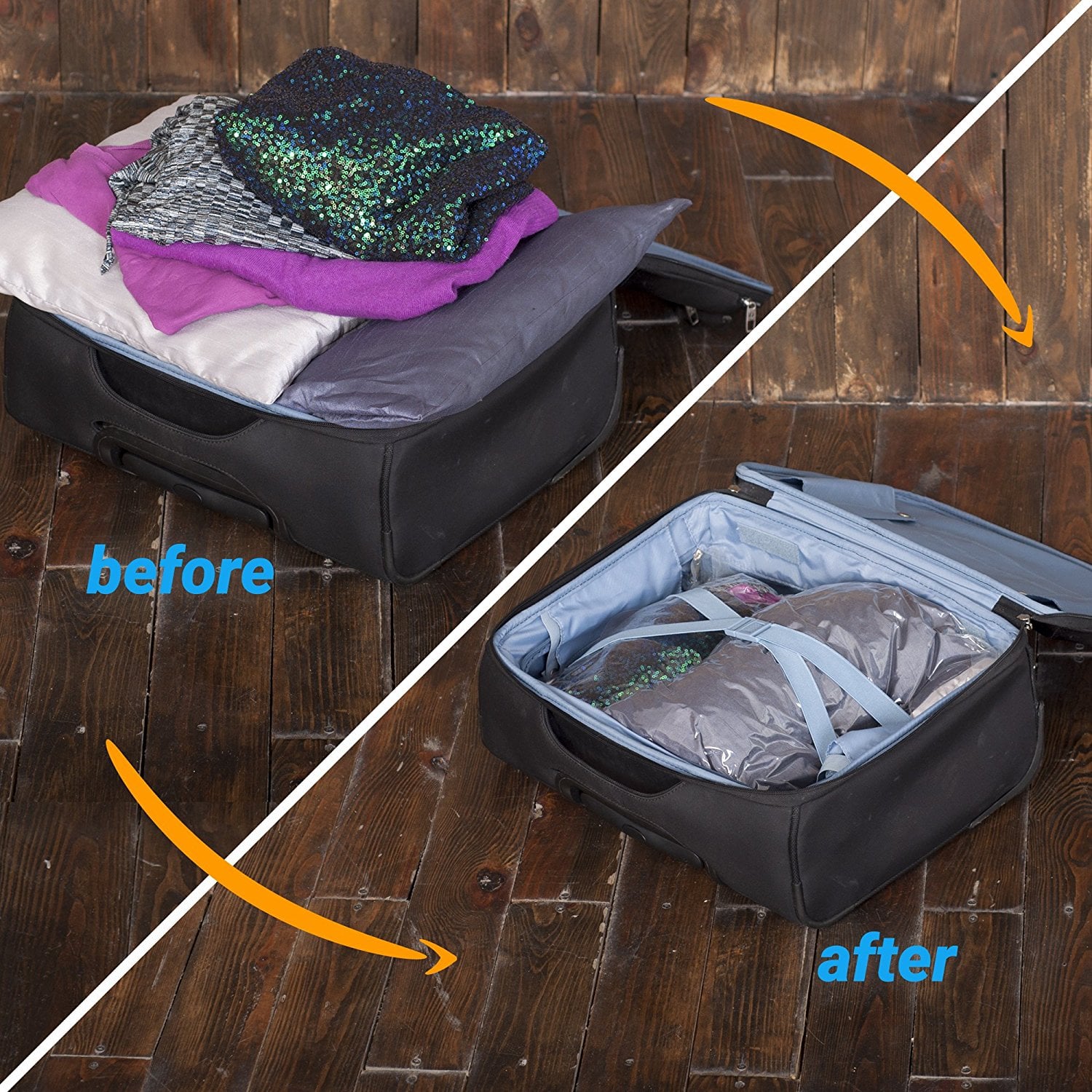 travel bag space saver