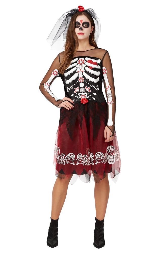 Halloween Day of the Dead Fancy Dress Costume