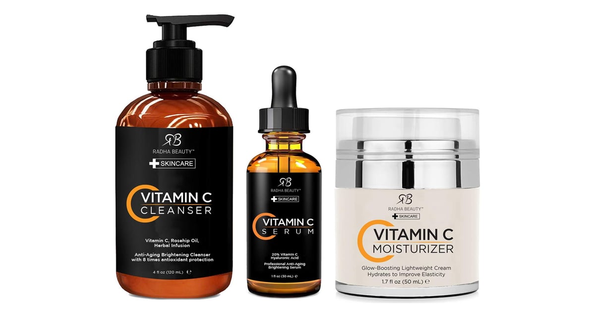 Radha Beauty Vitamin C Complete Facial Care Kit 3in1 AntiAgeing