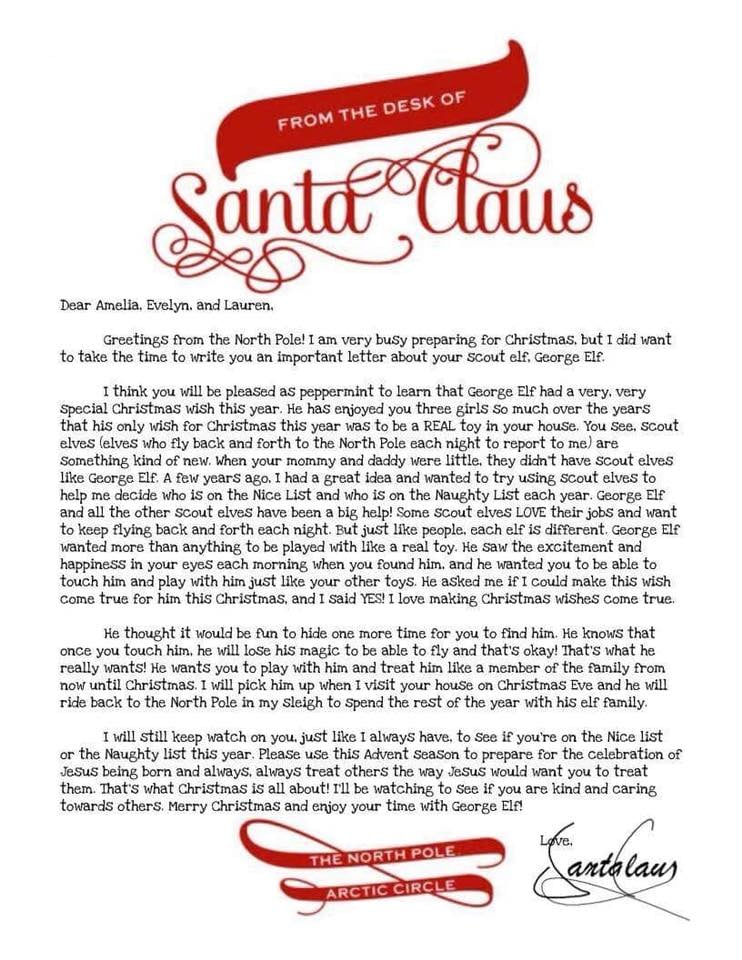 Mom's Elf on the Shelf Retirement Letter | POPSUGAR Family