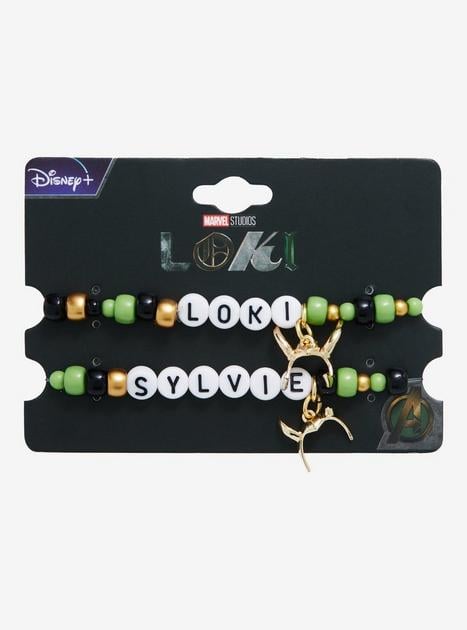 Marvel Loki Sylvie Best Friend Beaded Bracelet Set