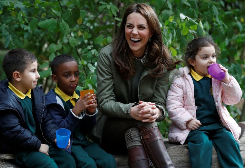 When She Had a Giggle Fit With These Schoolchildren