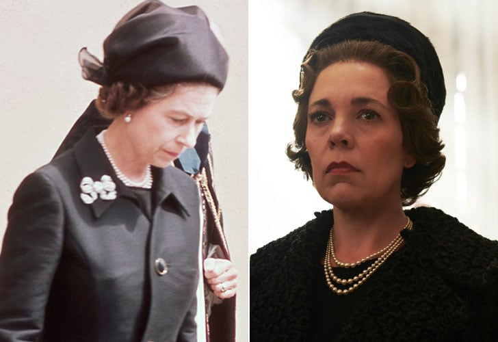 Queen Elizabeth II and Olivia Colman