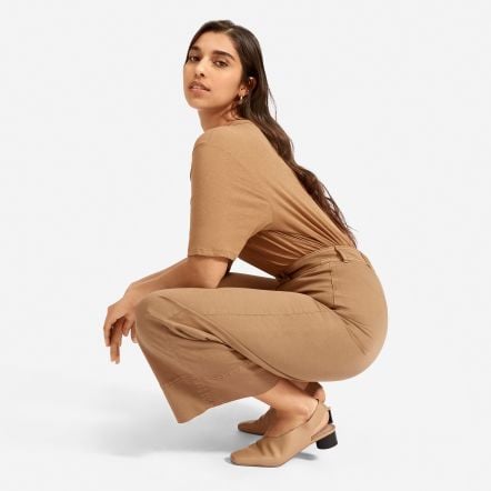 Everlane The Lightweight Wide-Leg Crop Chino