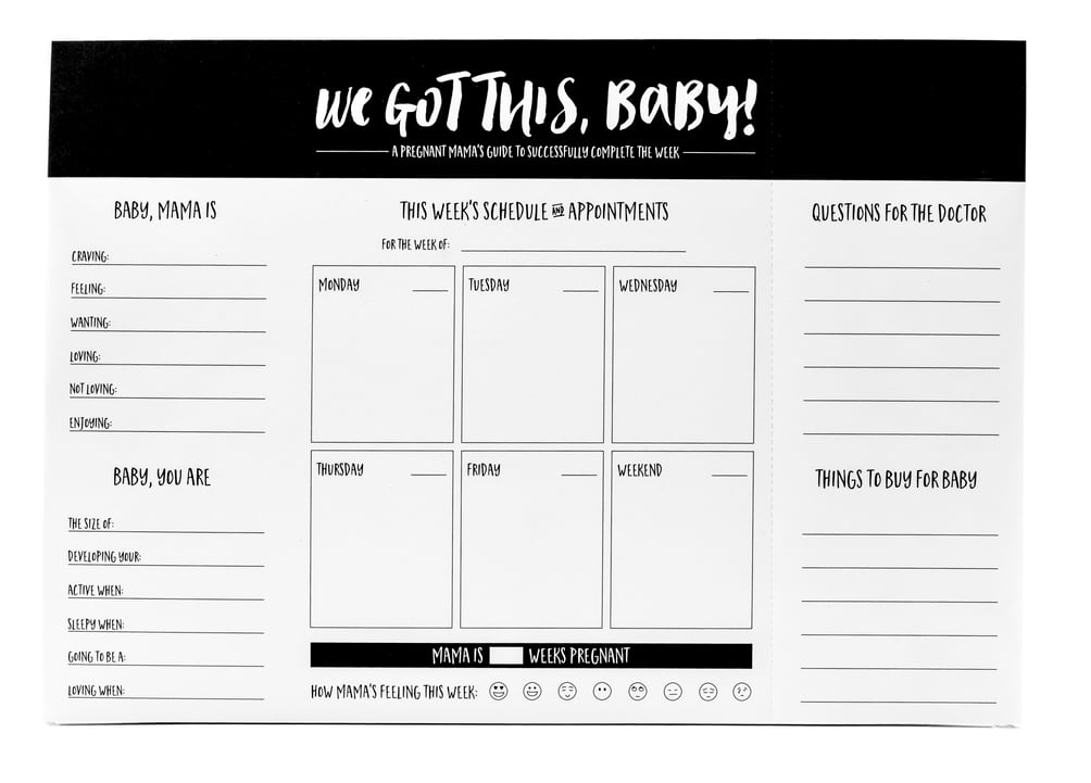"We Got This, Baby!" Notepad