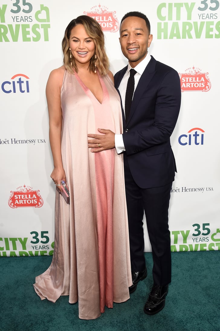 Wearing a Valentino dress, Giuseppe Zanotti shoes, Lorraine Schwartz earrings, and Ofira rings and carrying a Judith Leiber clutch at the 2018 City Harvest Gala.