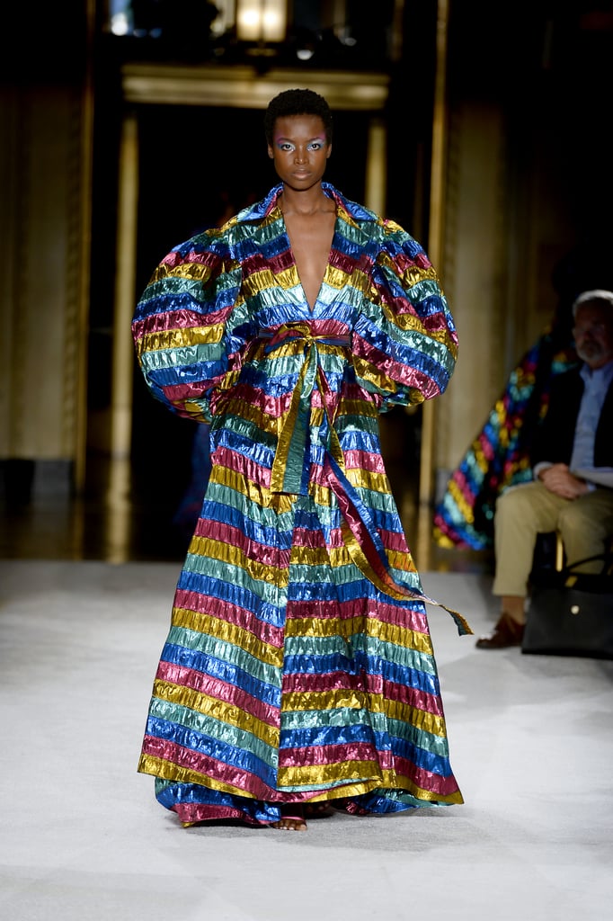 A Rainbow Gown From the Christian Siriano Runway at New York Fashion Week