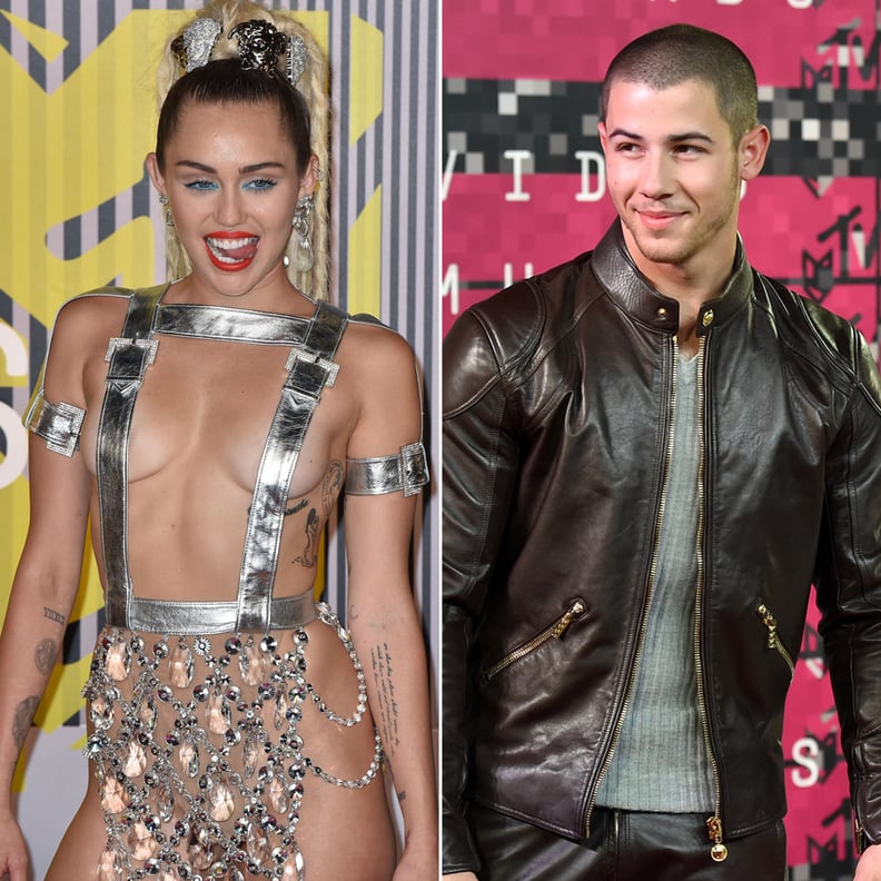 Miley Cyrus and Nick Jonas