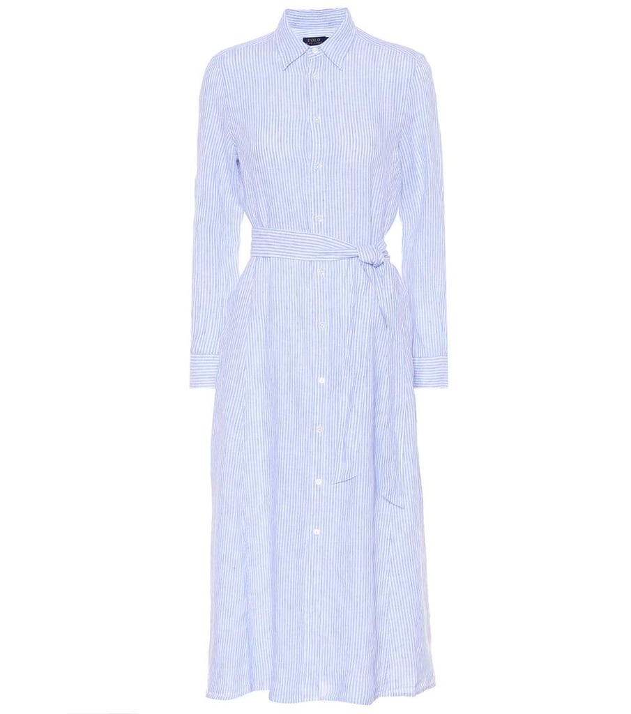 Shop It: Polo Ralph Lauren Linen Shirtdress | Celebrity Dresses Summer ...