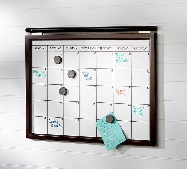 Pottery Barn Daily System Whiteboard Calendar Holiday Gifts