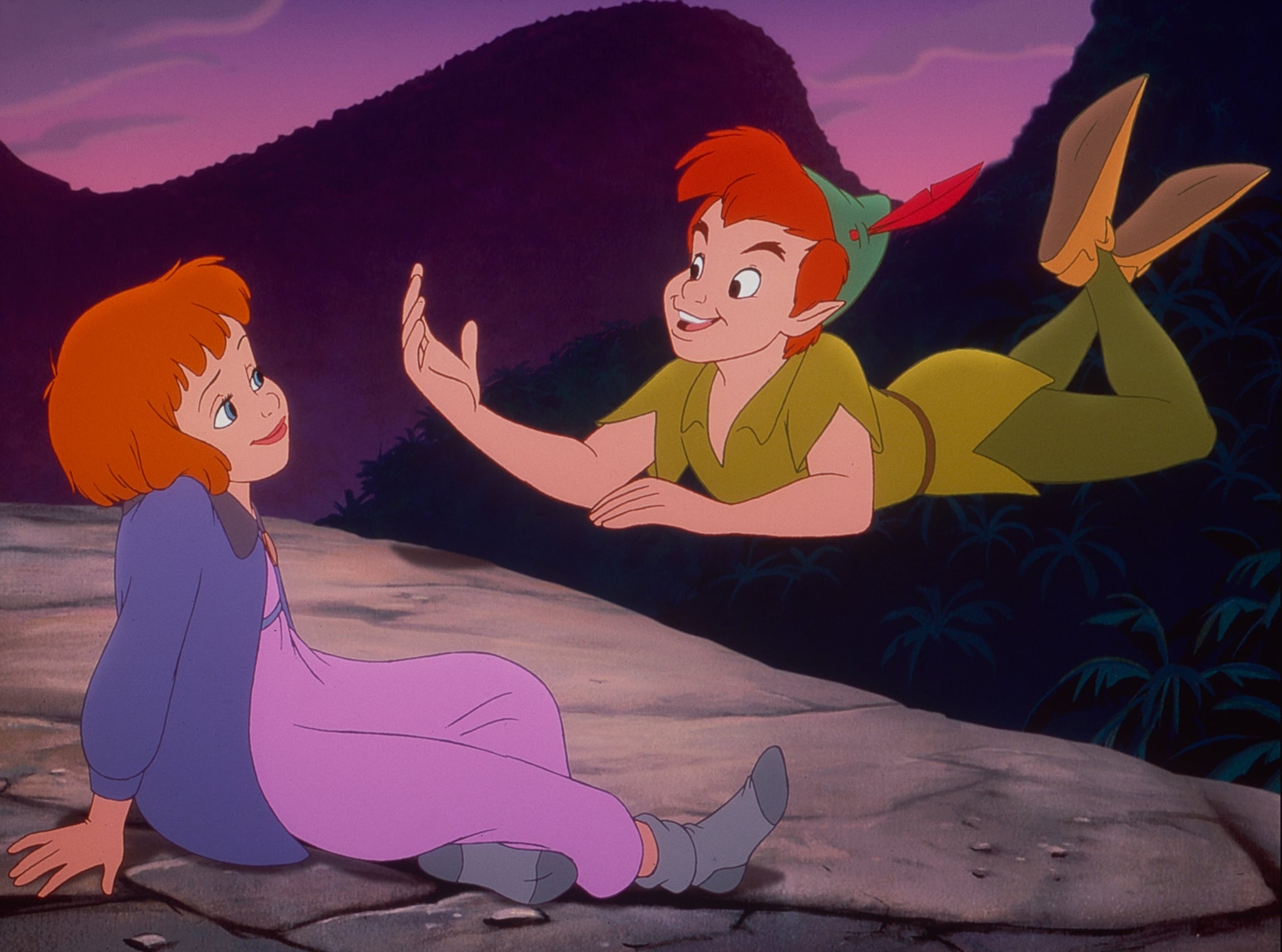 RETURN TO NEVER LAND, from left: Jane (voice: Harriet Owen), Peter Pan (voice: Blayne Weaver), 2002. ph:  Walt Disney / Courtesy Everett Collection