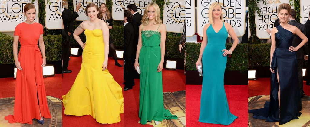 Golden Globes Red Carpet Color Trends 2014 