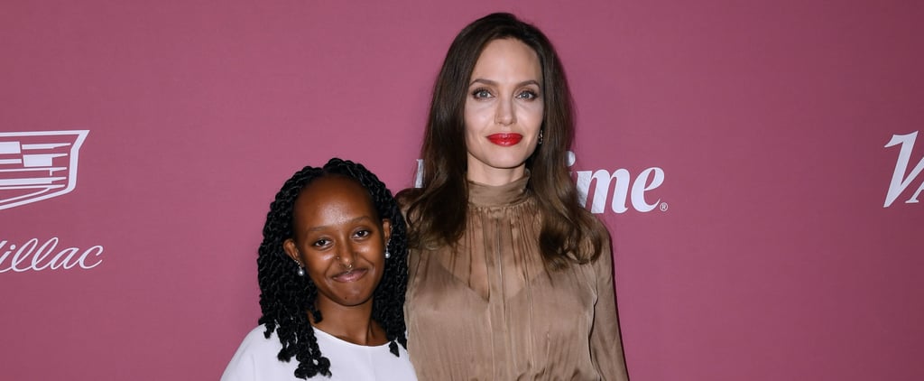 Angelina Jolie Beams With Pride at Spelman Homecoming With Daughter Zahara