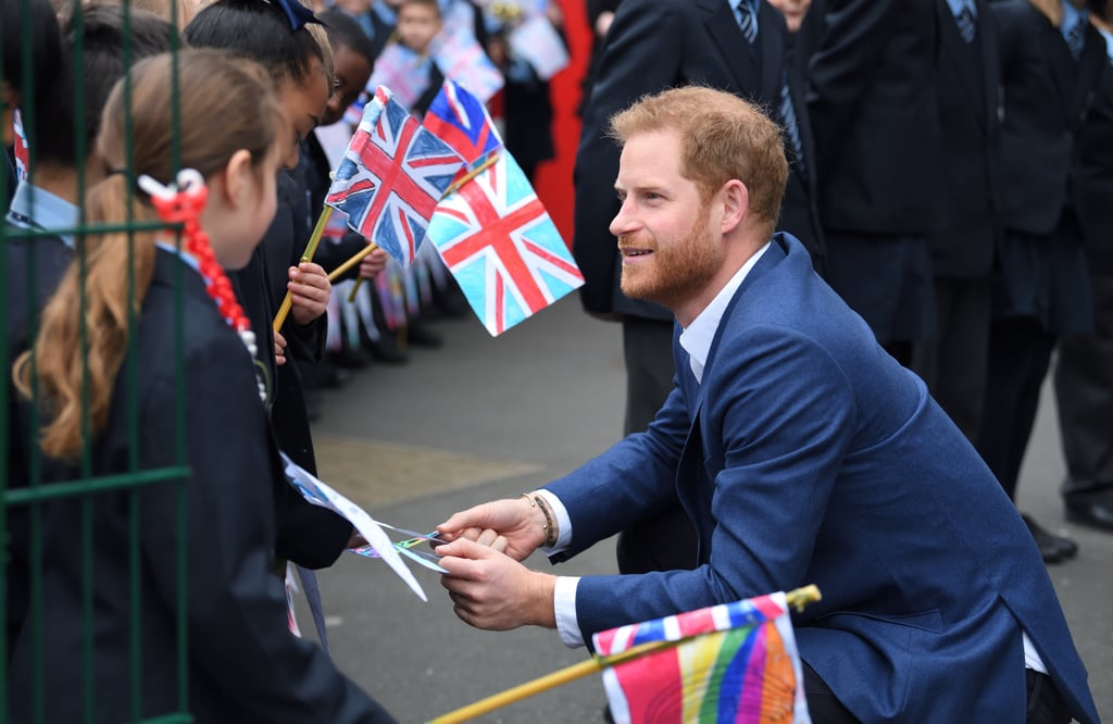 Prince Harry Explaining Meghan Markle's Pregnancy to Kids