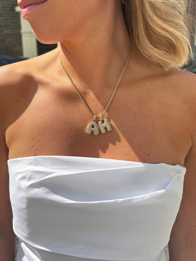 Bubble-Letter Necklace