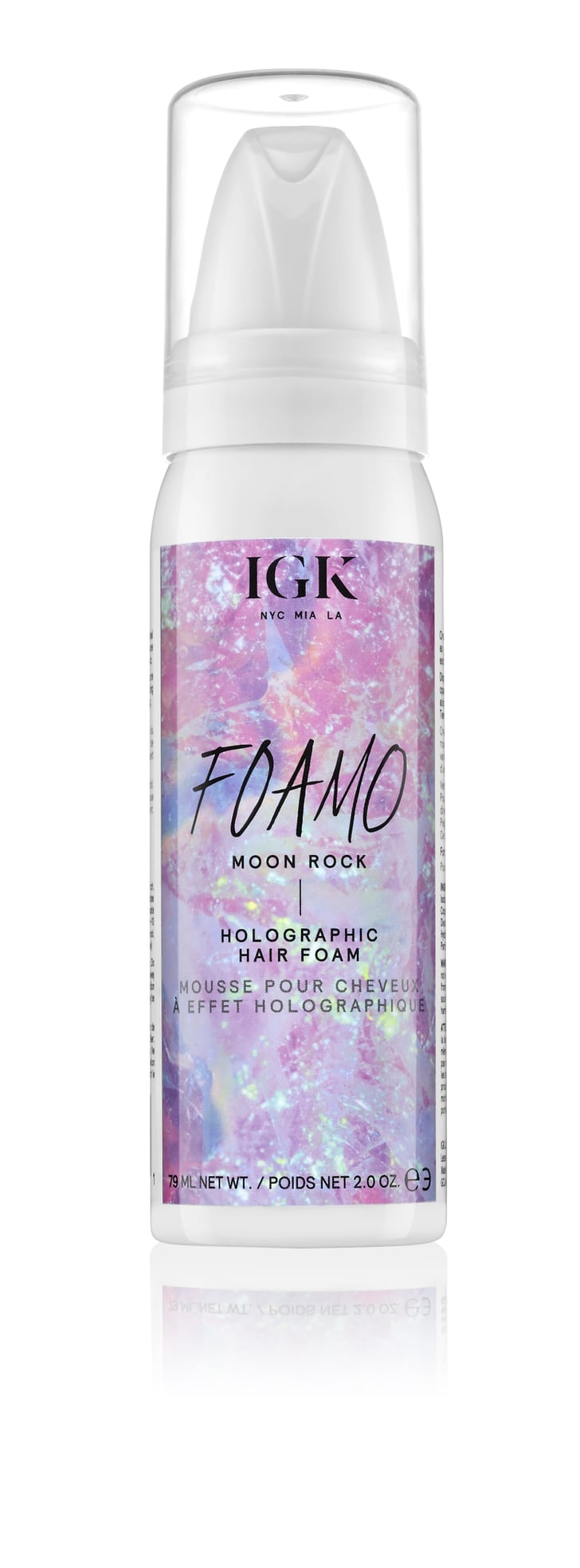 IGK Foamo Holographic Hair Foam | Best New Beauty Products of 2018 | POPSUGAR Beauty Photo 3