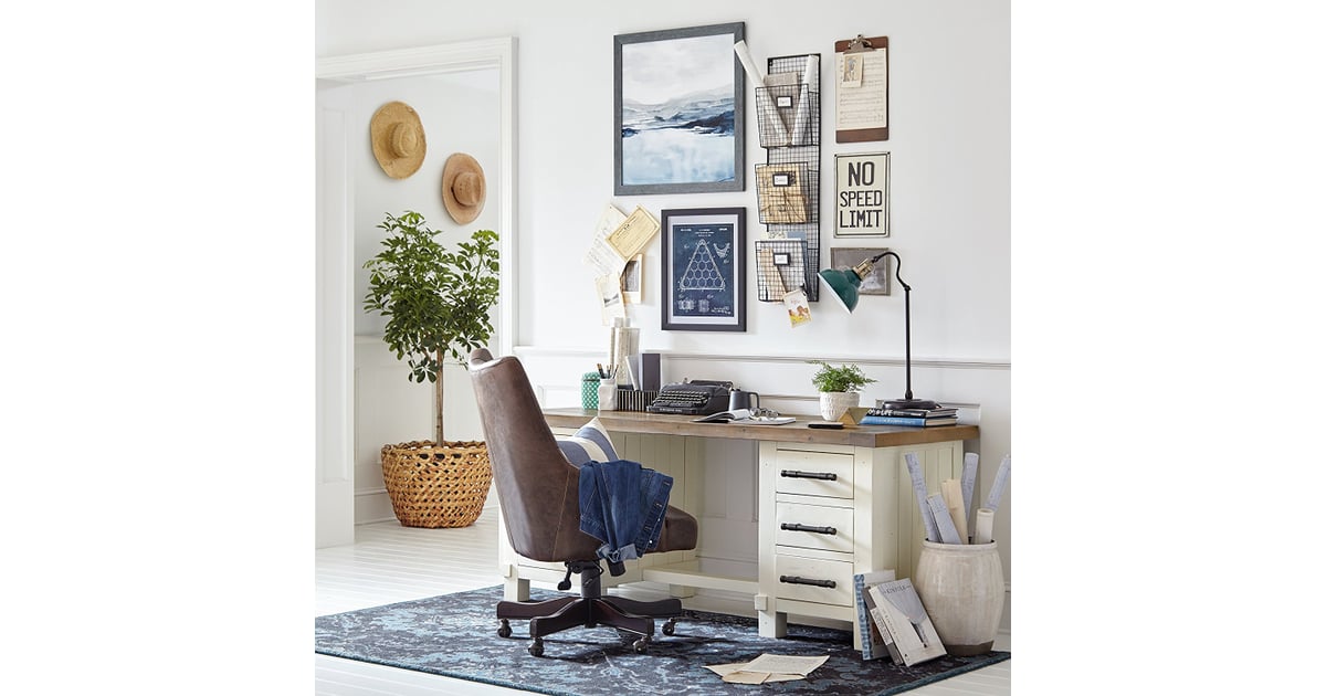 Stone & Beam Barrett Reclaimed Wood 6Drawer Desk Amazon Prime Day