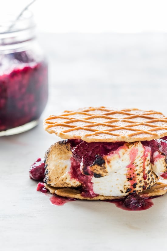 Roasted Berry S'mores