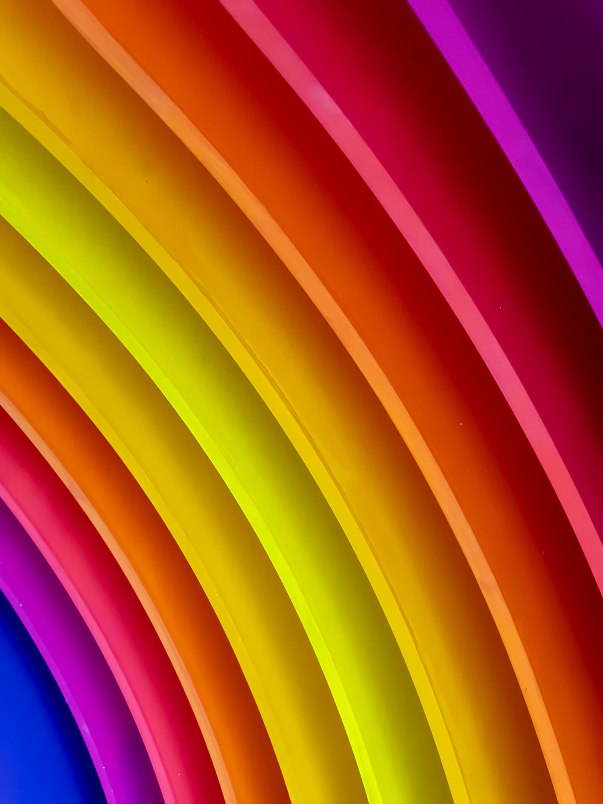 Aesthetic Rainbow 4K Wallpaper iPhone