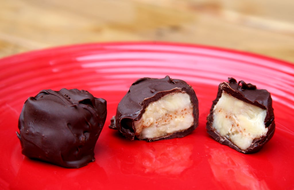 Vegan Chocolate-Covered Banana Almond Butter Bites