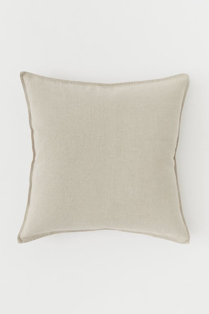H&M Washed Linen Cushion Cover Best Home Products on Sale June 15