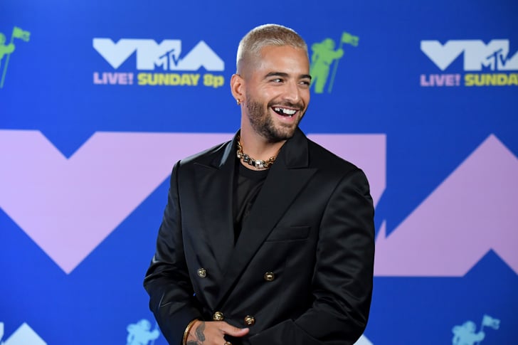 Maluma Wore Silver Fangs to the MTV VMAs 2020 | Photos