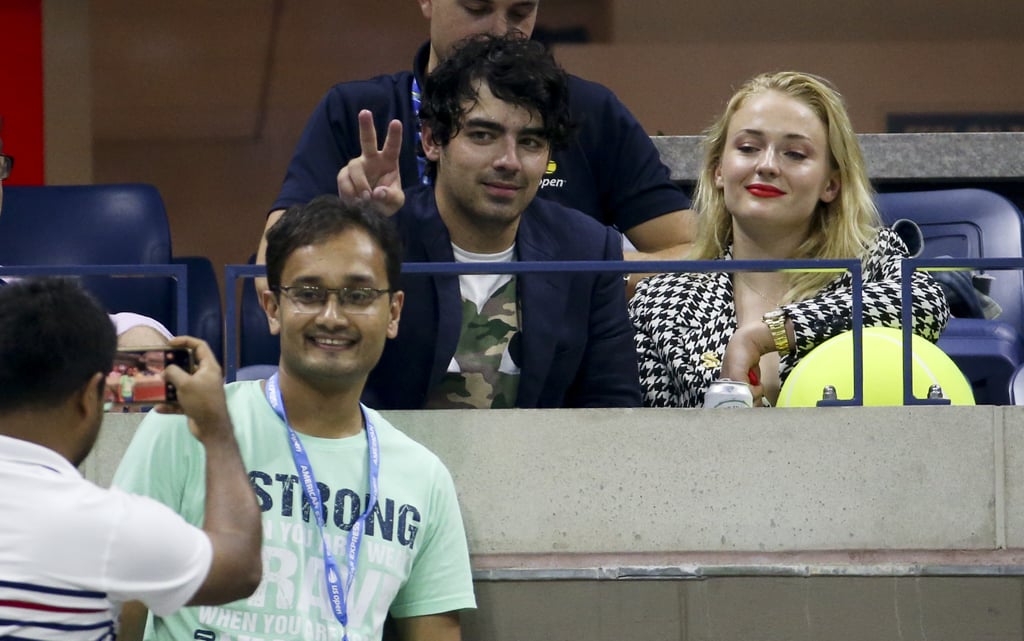 Sophie Turner and Joe Jonas at the US Open September 2018