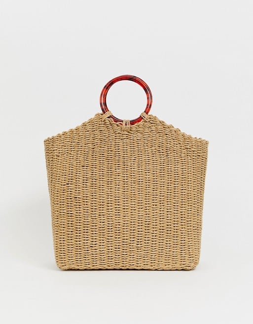 Whistles Eastway Straw Bag