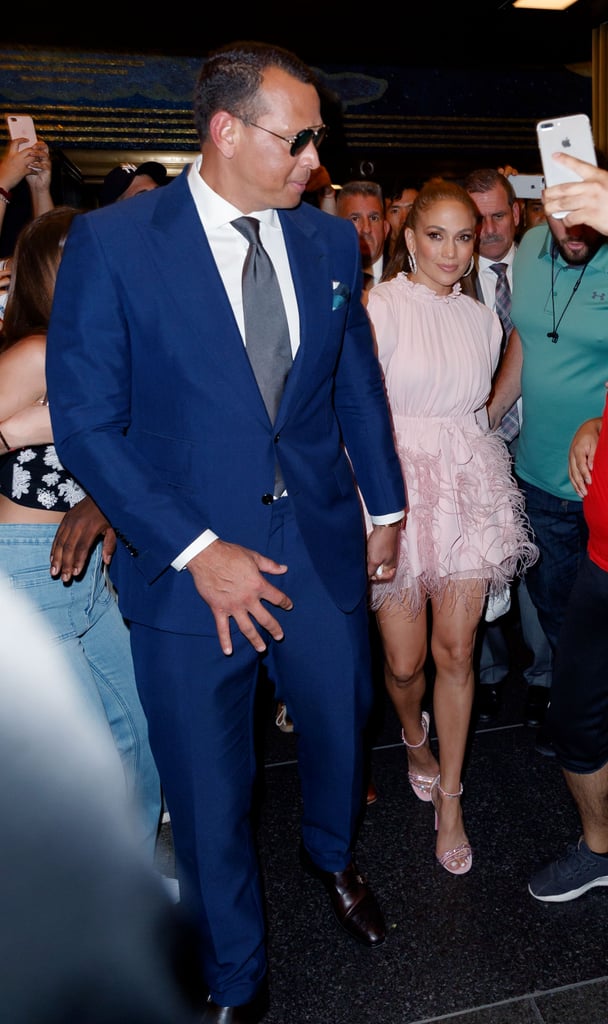 Jennifer Lopez and Alex Rodriguez in NYC August 2018